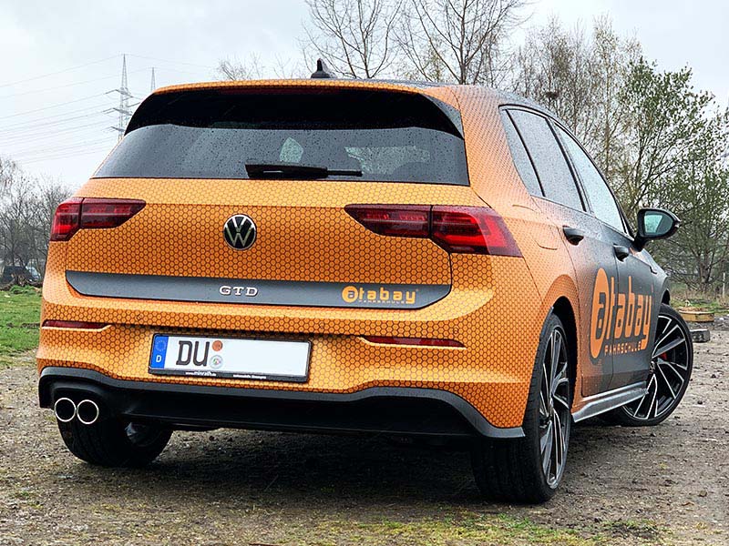 Fahrschule Atabay Fahrzeugbeschriftung Golf 8