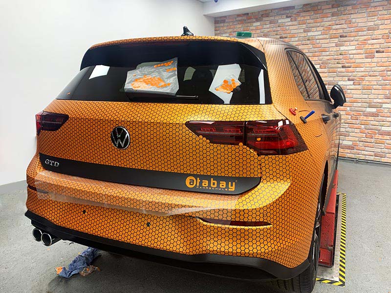 Fahrschule Atabay Fahrzeugbeschriftung Golf 8