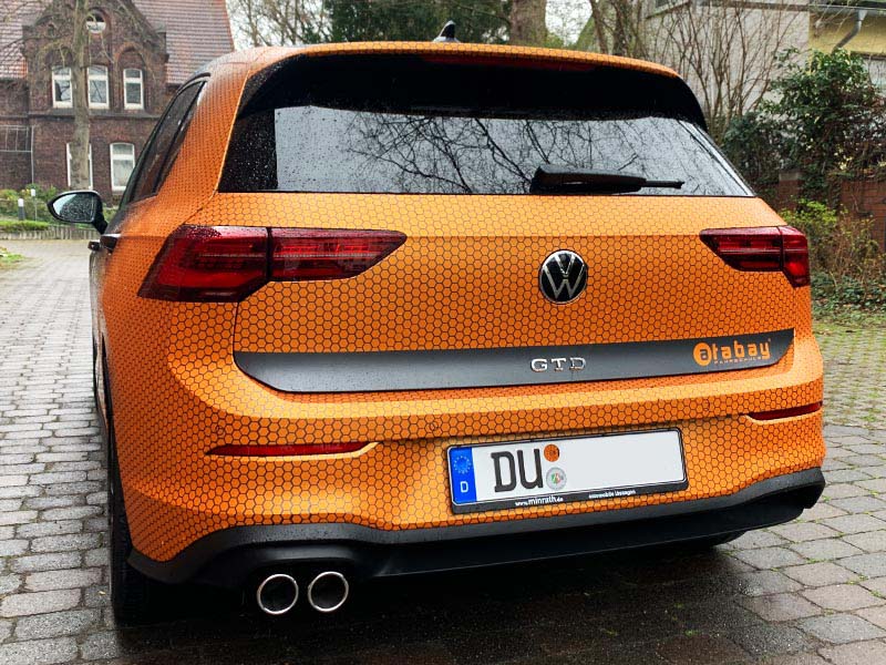 Fahrschule Atabay Fahrzeugbeschriftung Golf 8