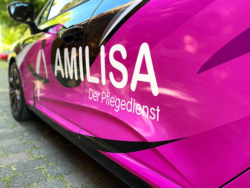 Pflegedienst Amilisa Gelsenkirchen Renault Clio Beschriftung