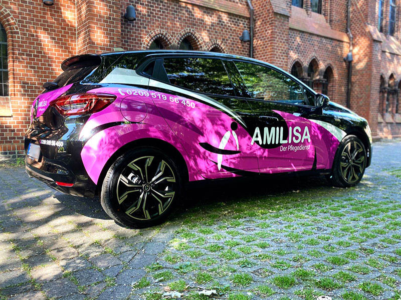 Pflegedienst Amilisa Gelsenkirchen Renault Clio Beschriftung