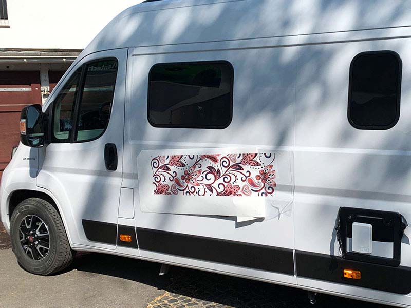 Transporter Folierung Fiat Ducato