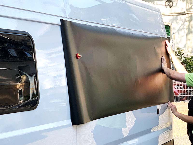 Transporter Folierung Fiat Ducato